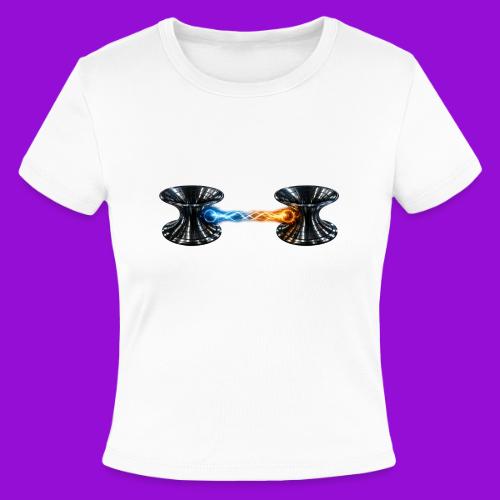 Entangled - Slim Fit Rib Women's T-Shirt