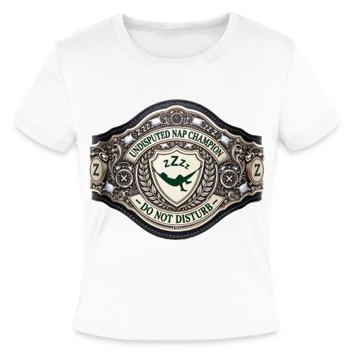 Nap Champion Belt T Shirt - Slim Fit Rib Women's T-Shirt
