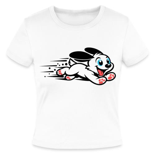Speedy Pup Sprint on the Run - Slim Fit Rib Women's T-Shirt