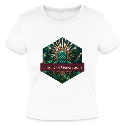 Women’s Day Vine Throne T Shirt, Gift for Grandma - Slim Fit Rib Women's T-Shirt