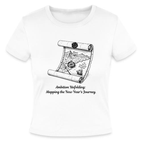 Unfolding Map of Ambition T-Shirt - Slim Fit Rib Women's T-Shirt