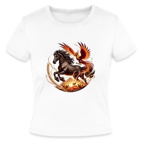 Year of the Horse Phoenix T Shirt, Lunar NY Gift - Slim Fit Rib Women's T-Shirt