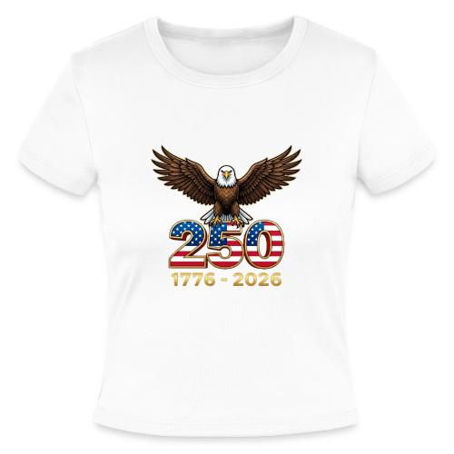 Eagle 250th Anniversary 1776-2026 - Slim Fit Rib Women's T-Shirt