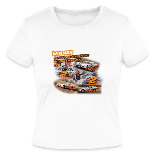 Rob Trent Eldora Speedway FFN#1 Design 2 - Slim Fit Rib Women's T-Shirt