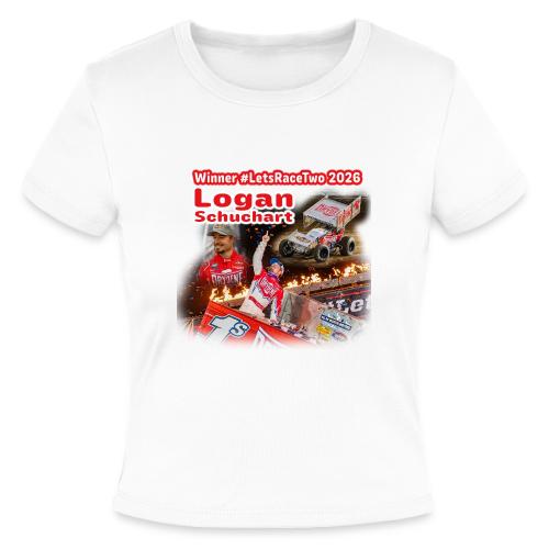 Logan Schuchart #LetsRaceTwo Winner - Slim Fit Rib Women's T-Shirt
