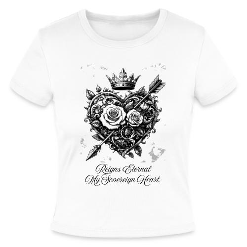 Royal Heart T-Shirt, Mug, & Leggings - Slim Fit Rib Women's T-Shirt