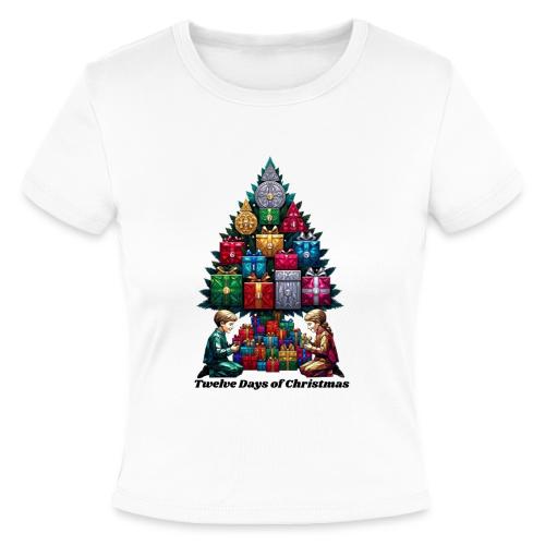 Twelve Days of Gifts T-Shirt - Slim Fit Rib Women's T-Shirt