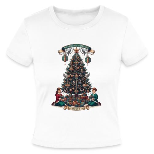 Twelve Days of Christmas T-Shirt - Slim Fit Rib Women's T-Shirt