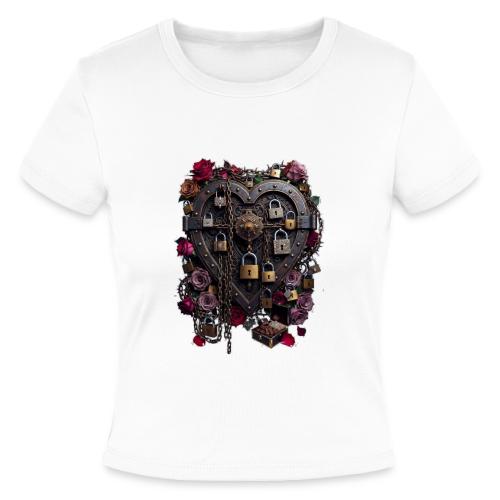 My Heart Permanently on Vacation T-Shirt - Slim Fit Rib Women's T-Shirt