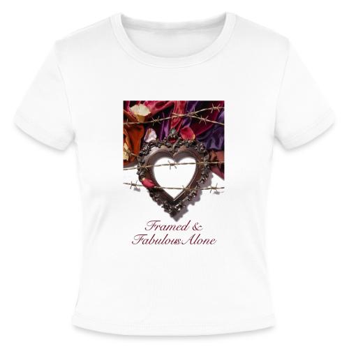 Framed & Fabulous Alone T-Shirt - Slim Fit Rib Women's T-Shirt