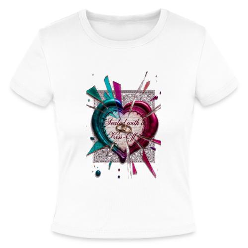 Sealed with a Kiss-Off T-Shirt - Slim Fit Rib Women's T-Shirt