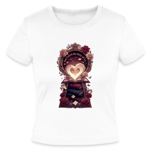 You Unlock the Story of Us Library Gifts T-Shirts - Slim Fit Rib Women's T-Shirt