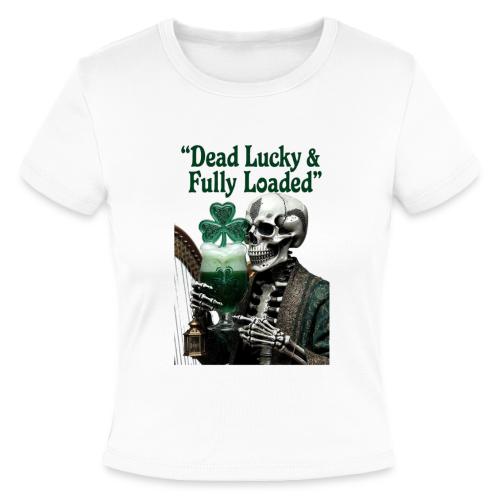 Lucky Skeleton Stout T-Shirt - Slim Fit Rib Women's T-Shirt