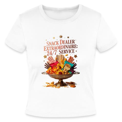 Snack Dealer Extraordinaire Tee, Mum Gift - Slim Fit Rib Women's T-Shirt