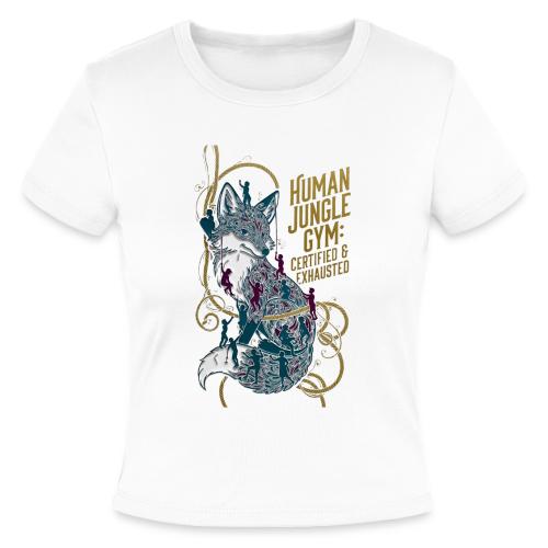 Human Jungle Gym Fox Tee - Slim Fit Rib Women's T-Shirt