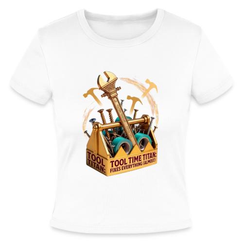 Tool Time Titan T Shirt, Funny Dad Gift - Slim Fit Rib Women's T-Shirt