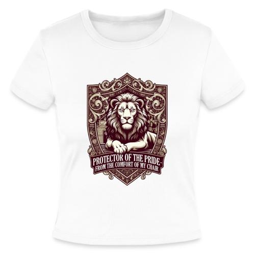 Protector of the Pride T Shirt, Sarcastic Dad Gif - Slim Fit Rib Women's T-Shirt