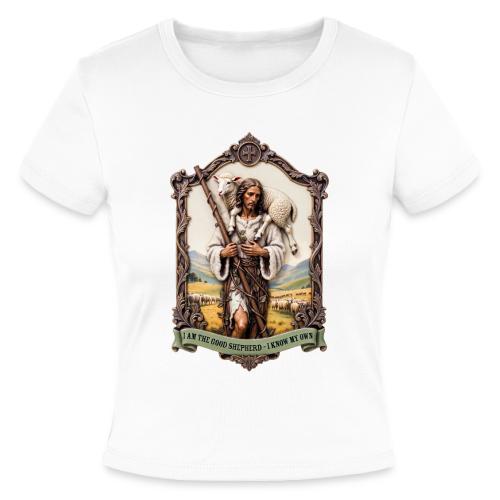 I Am The Good Shepherd T Shirt, Christian Gift - Slim Fit Rib Women's T-Shirt