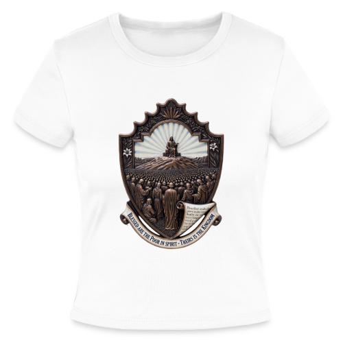 Sermon on the Mount T Shirt, Christian Faith Gift - Slim Fit Rib Women's T-Shirt