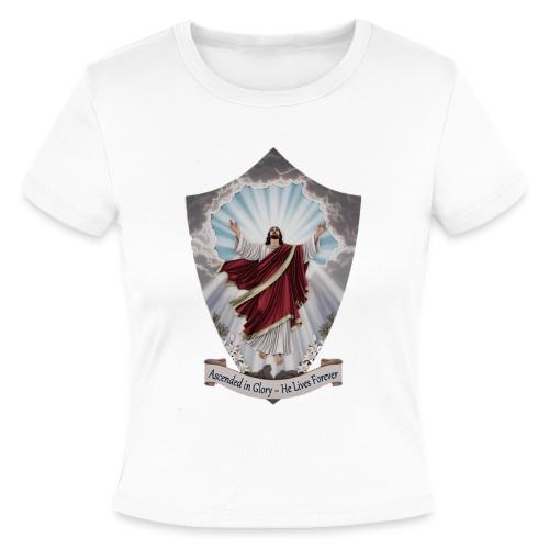 Easter Ascended in Glory T Shirt,Resurrection Gift - Slim Fit Rib Women's T-Shirt