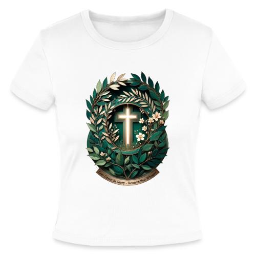 Easter Ever Green in Glory Laurel T Shirt, Gift - Slim Fit Rib Women's T-Shirt