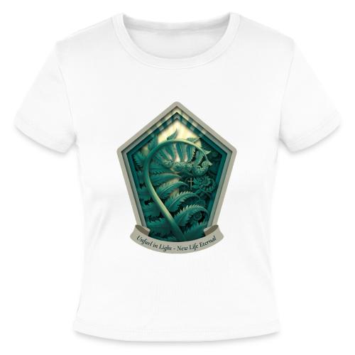 Easter Unfurl in Light Fern T Shirt, Spring Gift - Slim Fit Rib Women's T-Shirt