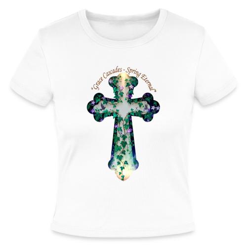 Easter Grace Cascades Eternal T Shirt, Mercy Gift - Slim Fit Rib Women's T-Shirt