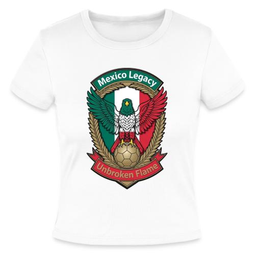 Mexico Eagle Legacy T-Shirt, Mexican Pride Gift - Slim Fit Rib Women's T-Shirt