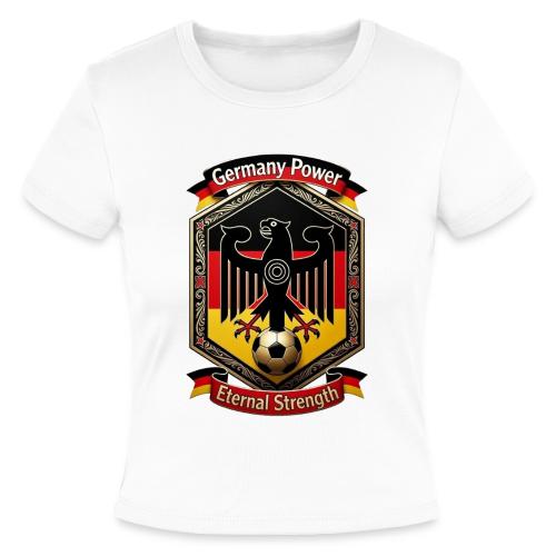 Germany Eagle Power T-Shirt, Flag Pride Gift - Slim Fit Rib Women's T-Shirt