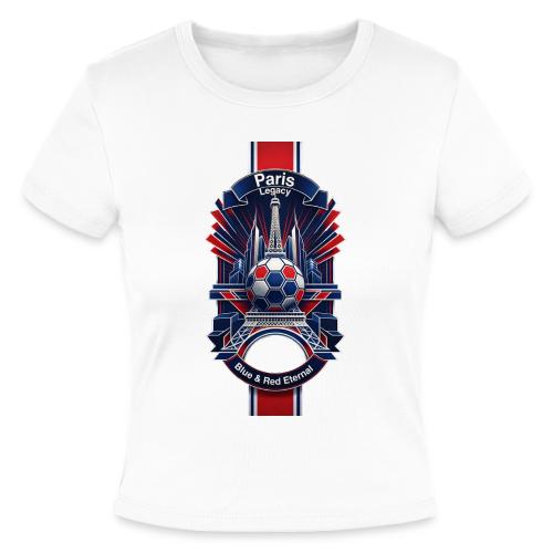 Paris Tower Legacy T Shirt, Soccer City Pride Gift - Slim Fit Rib Women's T-Shirt