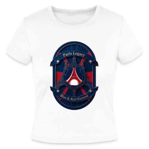 Paris Pride Heritage T Shirt, Soccer Fan Gift - Slim Fit Rib Women's T-Shirt