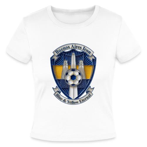 Buenos Aires Icon T Shirt, Soccer City Pride Gift - Slim Fit Rib Women's T-Shirt