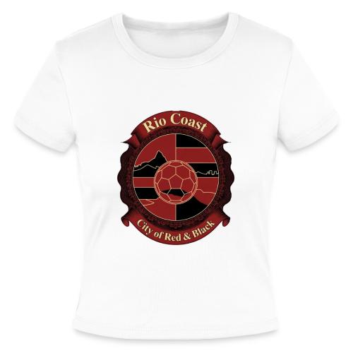 Flamengo Rio Coast T Shirt, Football Pride Gift - Slim Fit Rib Women's T-Shirt