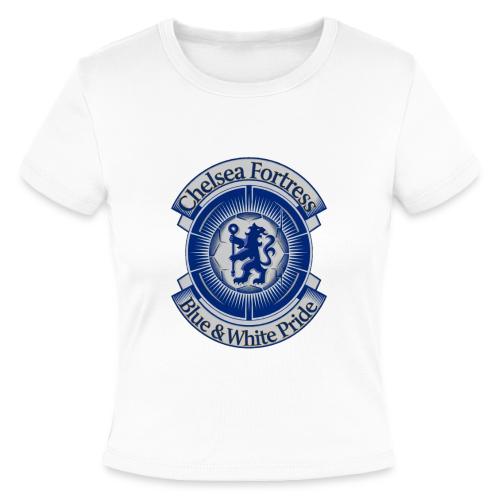 Chelsea Fortress T Shirt, Soccer City Pride Gift - Slim Fit Rib Women's T-Shirt