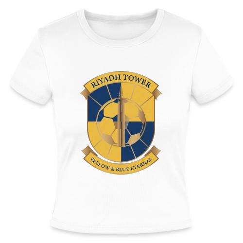 Riyadh Tower Premium T Shirt, Football Pride Gift - Slim Fit Rib Women's T-Shirt