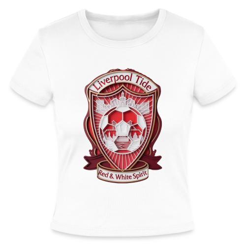 Liverpool Tide T Shirt, Soccer City Pride Gift - Slim Fit Rib Women's T-Shirt