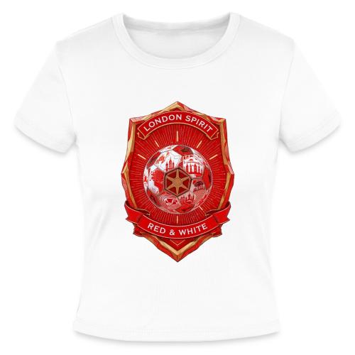 London is Red T Shirt, Football City Pride Gift - Slim Fit Rib Women's T-Shirt