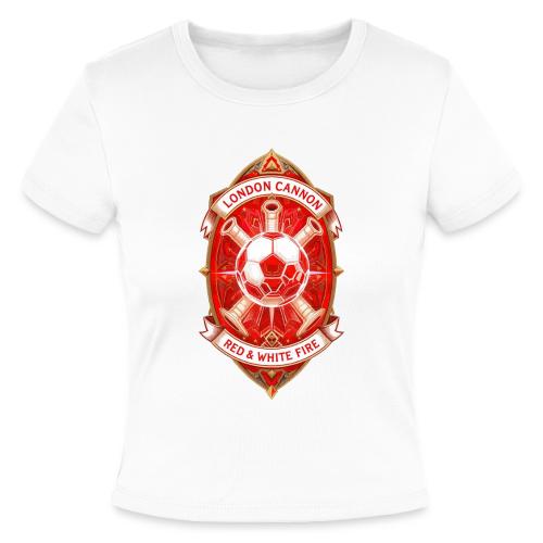 Red London Cannon T Shirt,Football City Pride Gift - Slim Fit Rib Women's T-Shirt