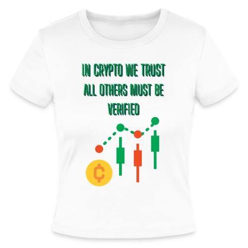 Sarcastic Bitcoin Investor T-shirt - Slim Fit Rib Women's T-Shirt