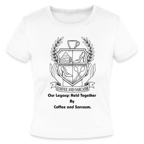 Sarcastic Mom T-Shirt, Mug - Slim Fit Rib Women's T-Shirt