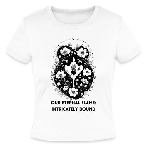 Eternal Flame of Embrace T-Shirt - Slim Fit Rib Women's T-Shirt