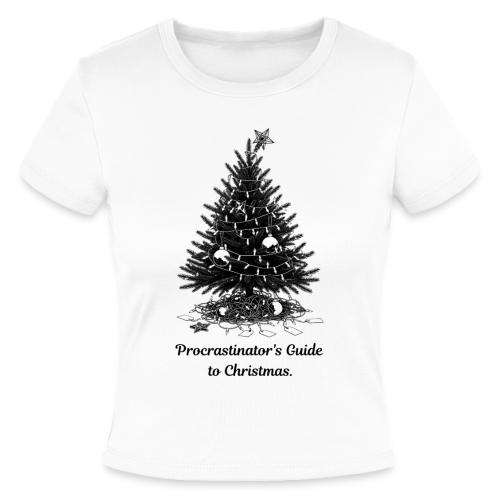 Procrastinator's Guide Christmas T-Shirt - Slim Fit Rib Women's T-Shirt