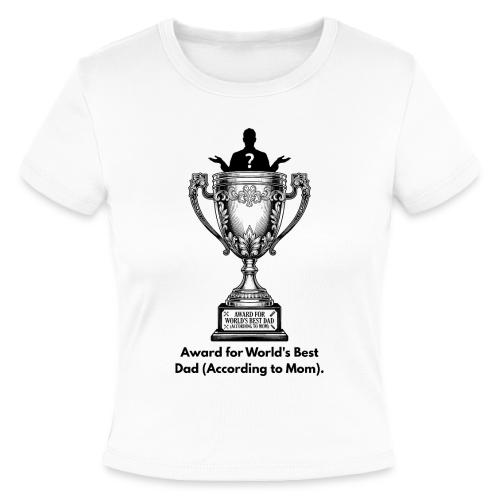 Sarcastic Dad T-Shirt - Slim Fit Rib Women's T-Shirt