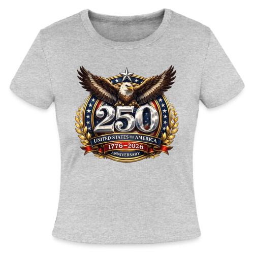 American Eagle USA 250th Anniversary 1776–2026 - Slim Fit Rib Women's T-Shirt