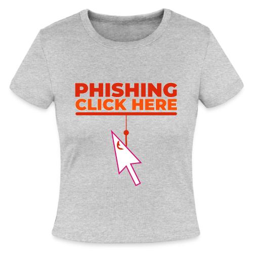Phishing: Hooked by Deception - Slim Fit Rib Women's T-Shirt