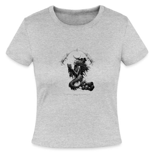 love and haunted - Slim Fit Rib Women's T-Shirt