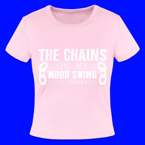Mood Swings - Slim Fit Rib Women's T-Shirt