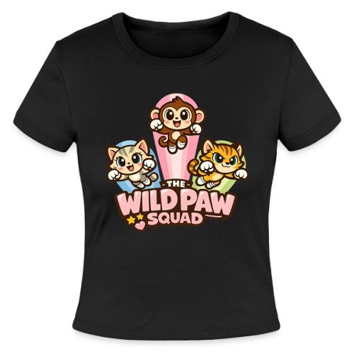Wild Paw Squad Cute Animal Friends - Slim Fit Rib Women's T-Shirt