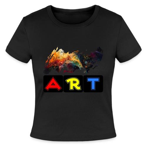 Pulse of Art - Slim Fit Rib Women's T-Shirt