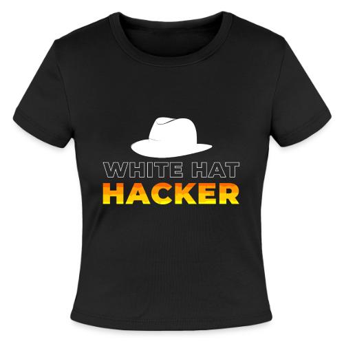 White Hat Hacker - Slim Fit Rib Women's T-Shirt